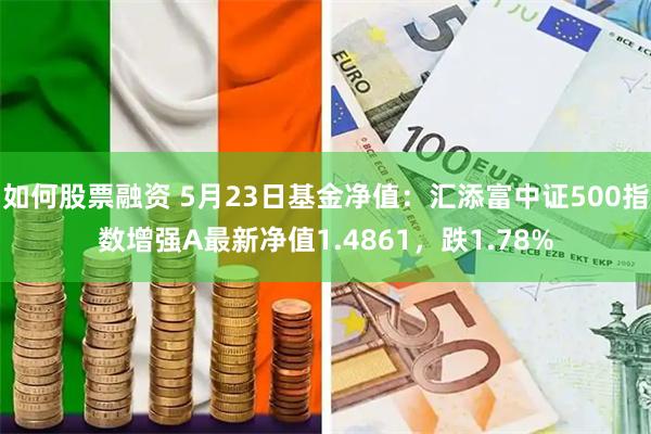 如何股票融资 5月23日基金净值：汇添富中证500指数增强A最新净值1.4861，跌1.78%