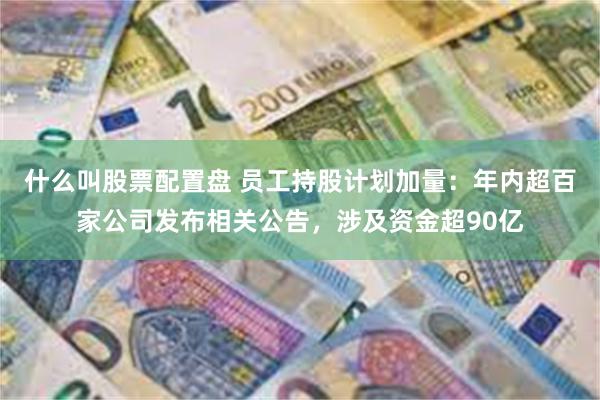 什么叫股票配置盘 员工持股计划加量：年内超百家公司发布相关公告，涉及资金超90亿