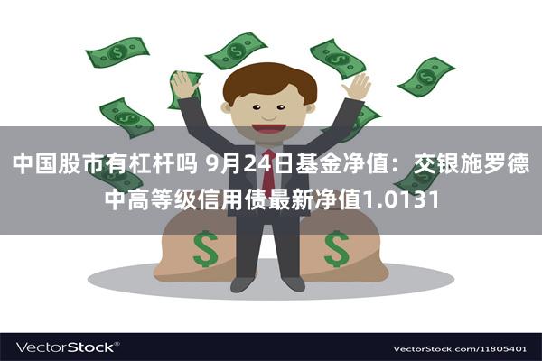 中国股市有杠杆吗 9月24日基金净值：交银施罗德中高等级信用债最新净值1.0131