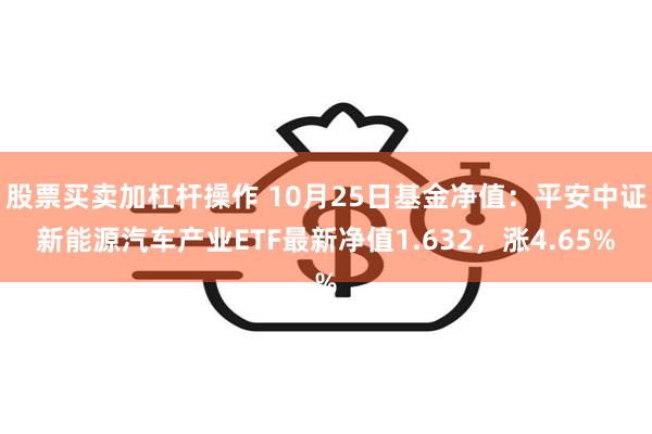 股票买卖加杠杆操作 10月25日基金净值：平安中证新能源汽车产业ETF最新净值1.632，涨4.65%