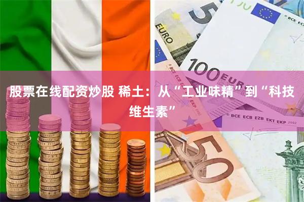 股票在线配资炒股 稀土：从“工业味精”到“科技维生素”